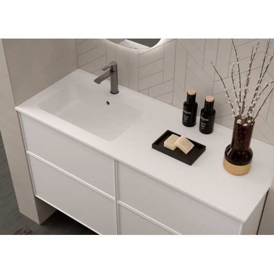 Mueble baño suspendido Blanca de Avila dos 140 4 cajones