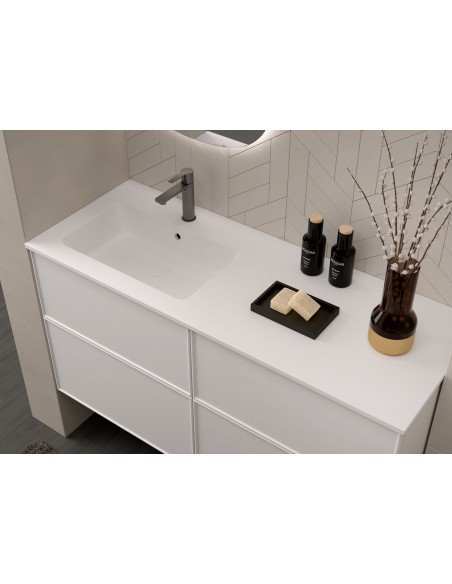 Mueble baño suspendido Blanca de Avila dos 140 4 cajones