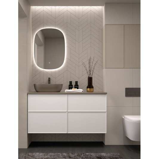 Mueble baño suspendido Blanca de Avila dos 140 4 cajones