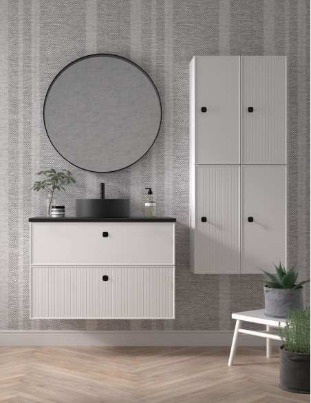 Mueble baño suspendido Blanca de Avila dos 140 4 cajones