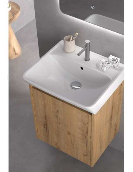 Mini mueble baño suspendido Slim Recto Lacado Avila dos 45x41,5