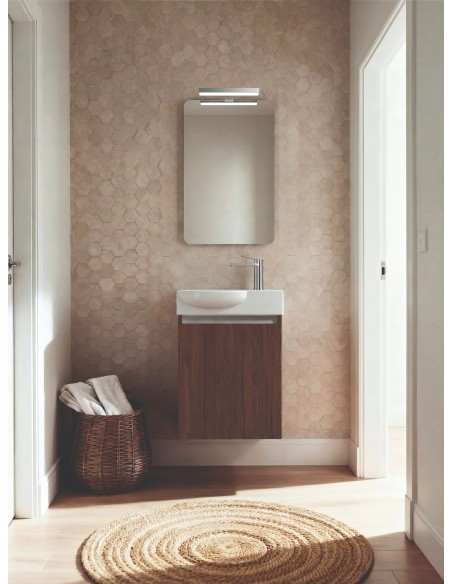 Mini mueble baño suspendido Slim curvo Avila dos 45x25