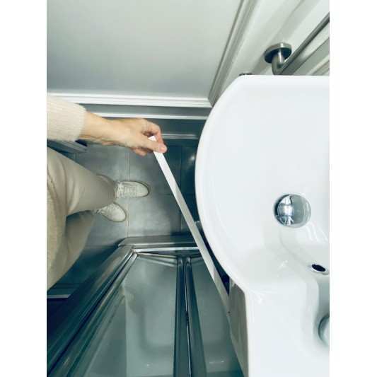 Mini mueble baño suspendido Slim curvo lacado Avila dos 45x25