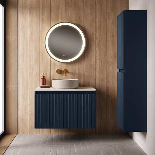Mueble baño suspendido Bari Duo de Visobath lavabo sobre 60-80-100-120
