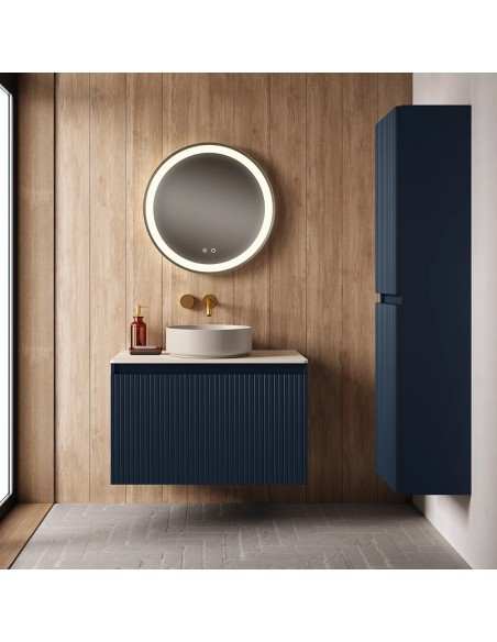 Mueble baño suspendido Bari Duo de Visobath lavabo sobre 60-80-100-120