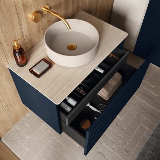 Mueble baño suspendido Bari Duo de Visobath lavabo sobre 60-80-100-120 2