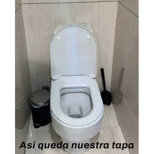 Tapa compatible Wc Duroplast Happening de Roca blanca