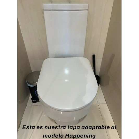 Tapa compatible Wc Duroplast Happening de Roca blanca