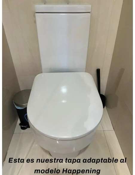 Tapa compatible Wc Duroplast Happening de Roca blanca