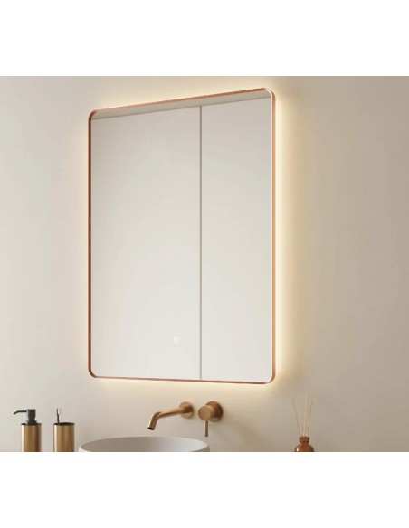 Espejo LED Frame de Manillons Torrent 60-120 cm con marco
