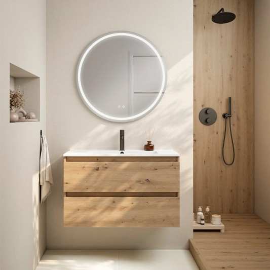 Mueble baño suspendido Box de Visobath 2 Cajones 60-70-80-100-120-140