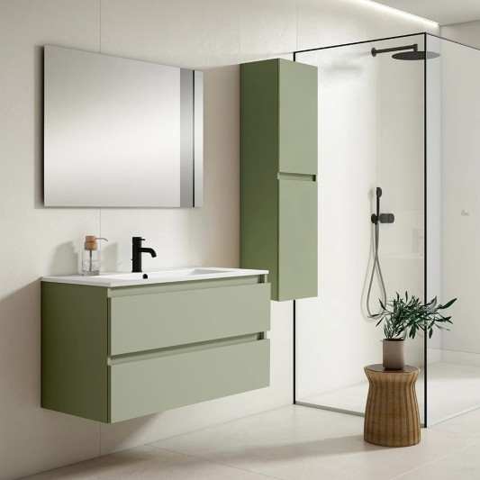 Mueble baño suspendido Box de Visobath 2 Cajones 60-70-80-100-120-140