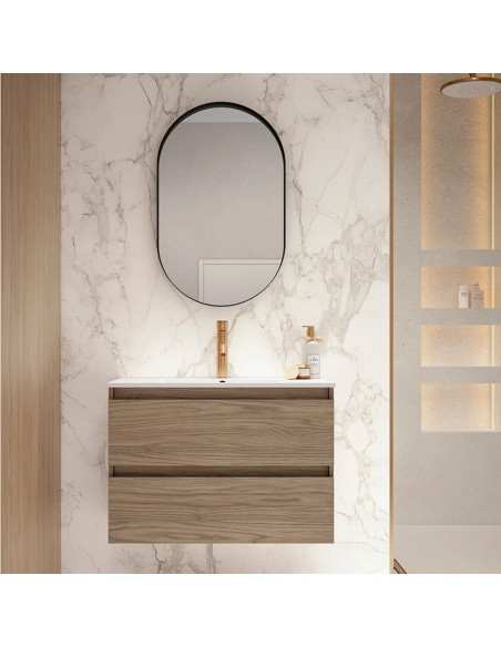 Pack de oferta Mueble baño suspendido Box de Visobath 2 Cajones 60-70-80-100-120