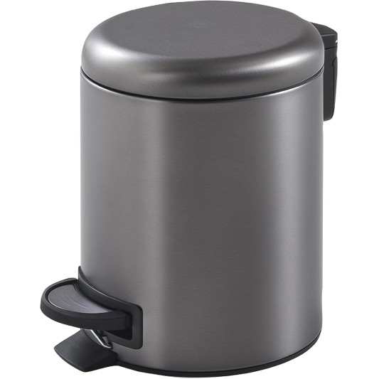 GEDY 33098100000 POTTY Papelera 5L Gun Metal