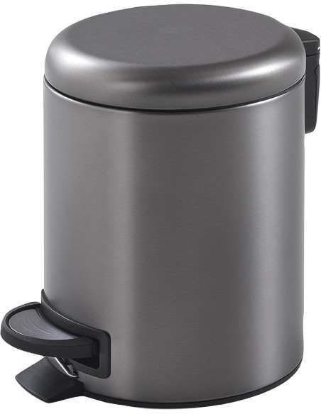GEDY 33098100000 POTTY Papelera 5L Gun Metal