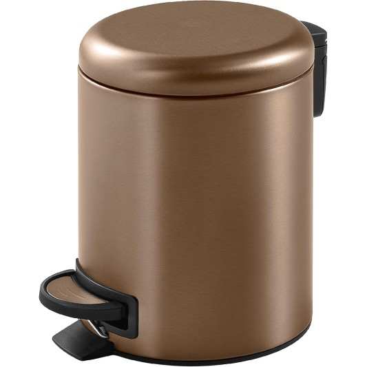 GEDY 33098200000 POTTY Papelera redonda con tapa 5 L Oro Rosa