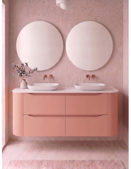 NILBAT AURA Mueble de baño TOP con curva 2 o 4 cajones 60-240 cm