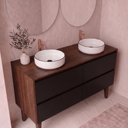 NILBAT AURA Mueble de baño TOP con patas 2 o 4 cajones 60-240 cm 2