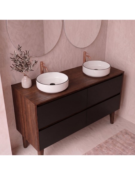 NILBAT AURA Mueble de baño TOP con patas 2 o 4 cajones 60-240 cm