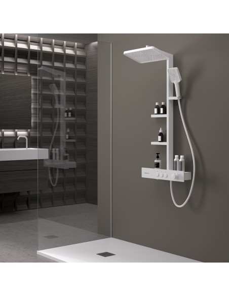 TAMMY Columna de baño-ducha con repisas de Duplach