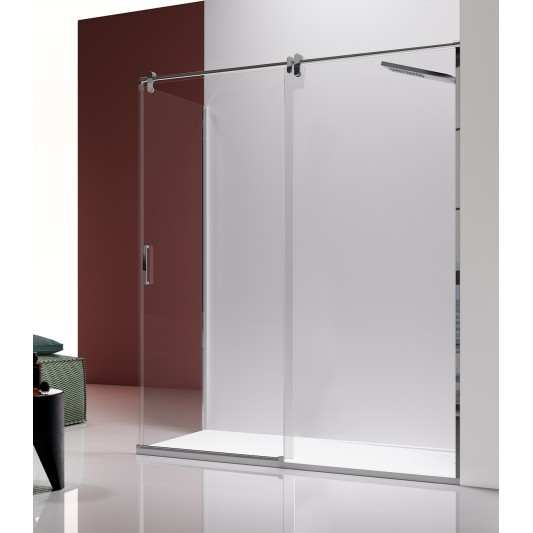 Mampara Slim de Kassandra | Inox brillo | Bañoweb 2