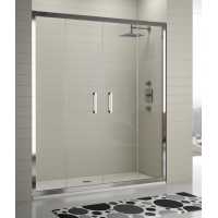 Mampara Angular Kassandra S300 TR607 Plata Brillo