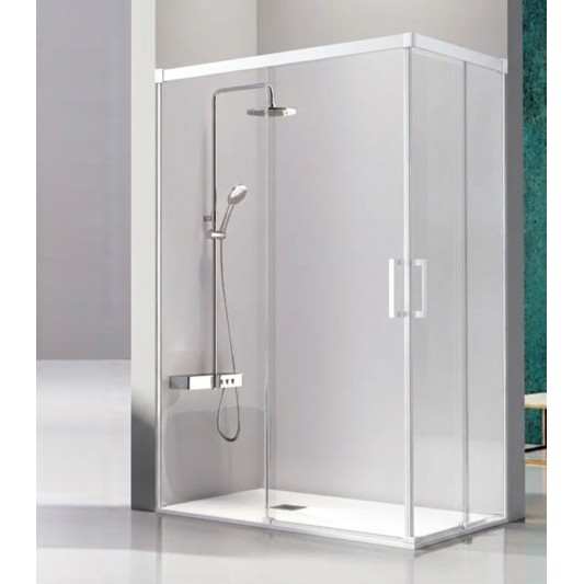 Mampara ducha angular Sugar SU607 Blanco A MEDIDA