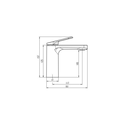 Grifo de lavabo Lazio cobre 3240CB 2