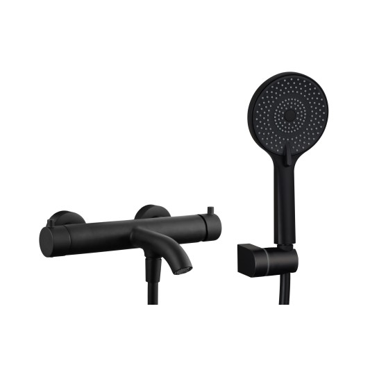 Grifo de bañera Lazio negro 3243NG