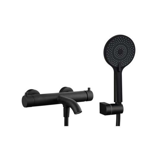 Grifo de bañera Lazio negro 3243NG