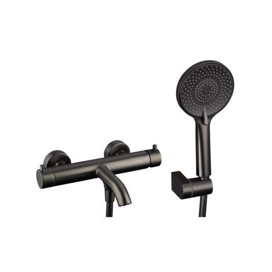 Grifo de bañera Lazio titanio 3243T