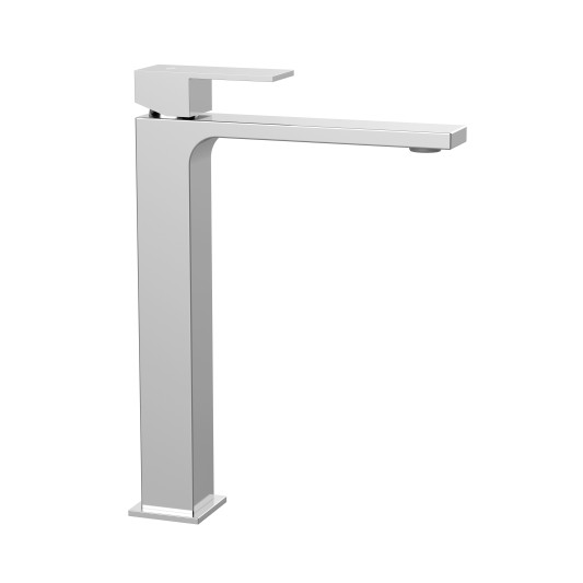 Grifo de lavabo de caño alto Orion cromo 3016