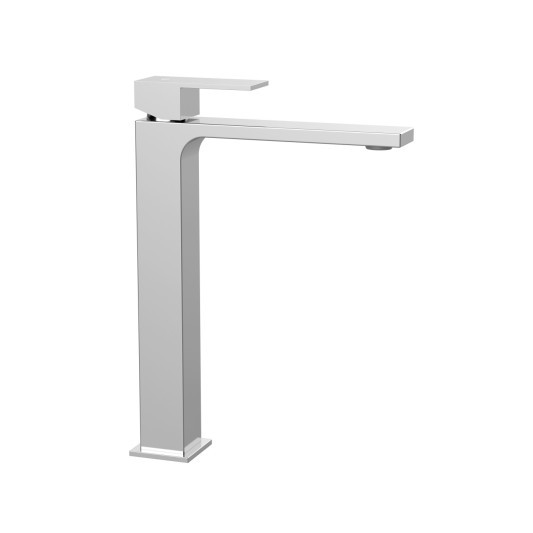 Grifo de lavabo de caño alto Orion cromo 3016