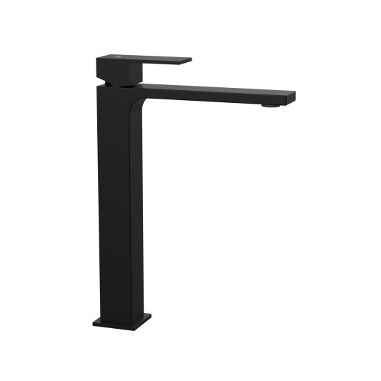 Grifo de lavabo de caño alto Orion negro 3016NG