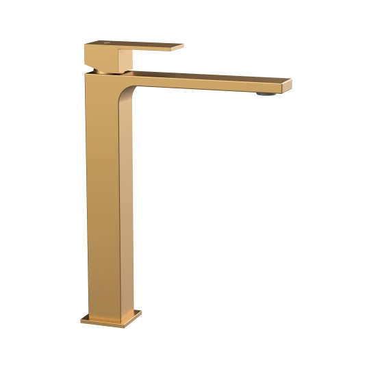 Grifo de lavabo de caño alto Orion oro 3016OR