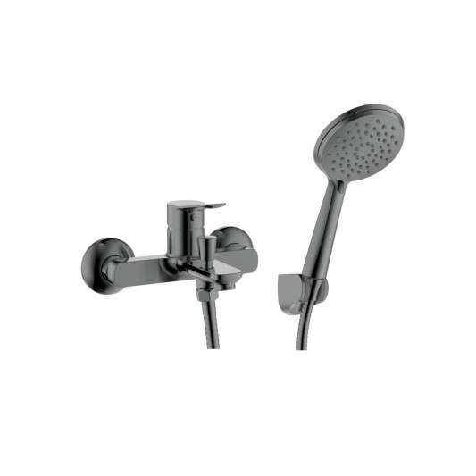 Grifo de bañera RHIO titanio 3168T