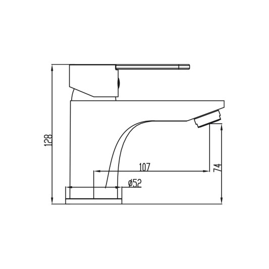 Grifo de lavabo Sion cromo 3146 2