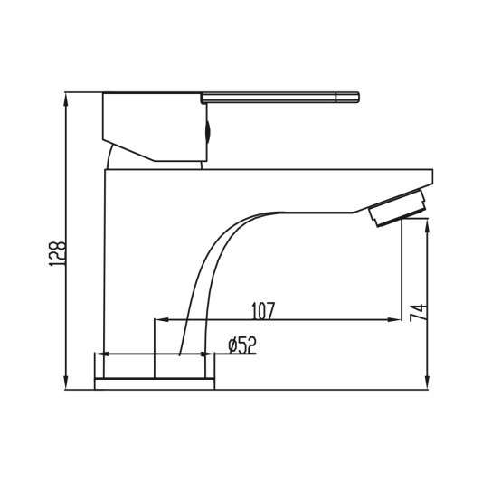 Grifo de lavabo Sion cromo 3146 2