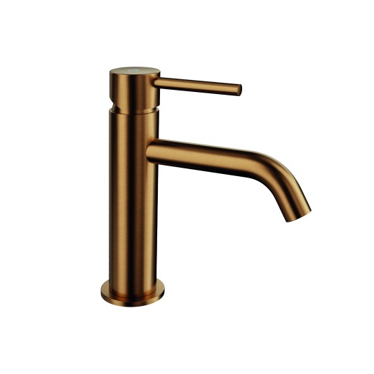 Grifo de lavabo Sirio cobre cepillado 3170CB
