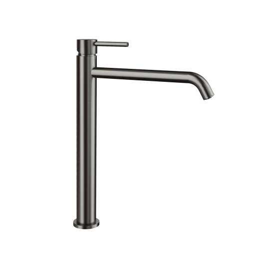 Grifo de lavabo de caño alto Sirio titanio 3172T