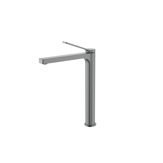 Grifo de lavabo de caño alto Tarsio titanio 3202T