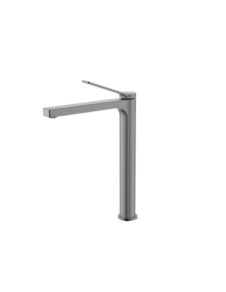Grifo de lavabo de caño alto Tarsio titanio 3202T