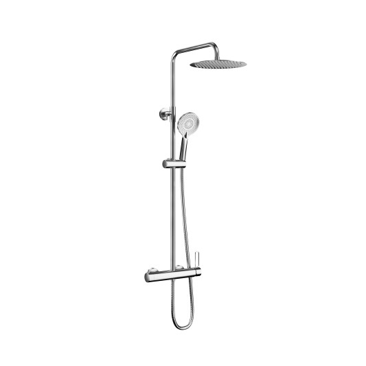 Columna de ducha monomando Inverter R cromo con maneta Dior 3080DIOR