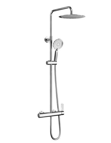 Columna de ducha monomando Inverter R cromo con maneta Dior 3080DIOR