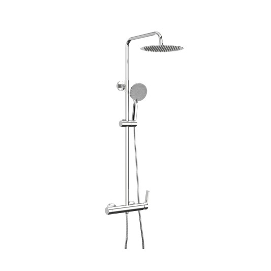 Columna de ducha monomando Inverter R cromo con maneta Rhio/Tarsio 3080RHIO