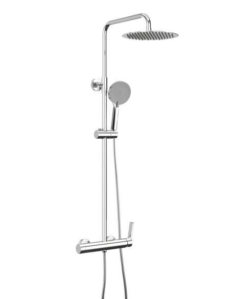 Columna de ducha monomando Inverter R cromo con maneta Rhio/Tarsio 3080RHIO