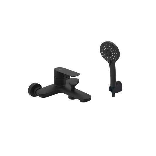 Grifo de bañera Cassio negro mate 3072