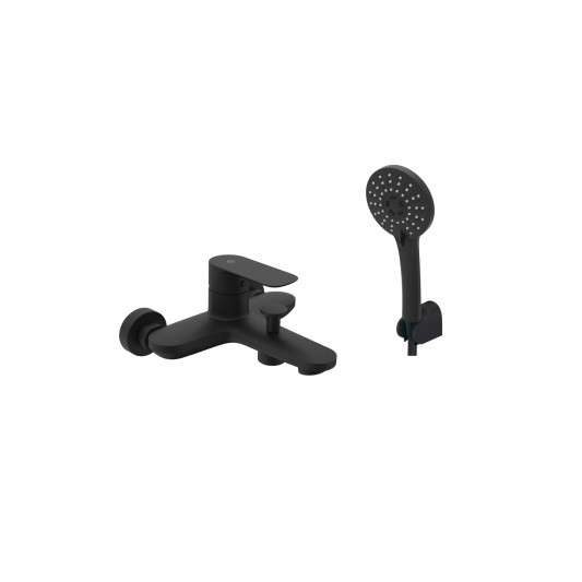 Grifo de bañera Cassio negro mate 3072