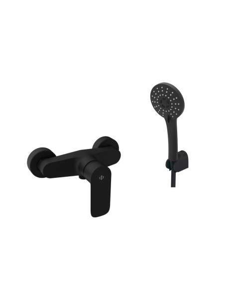 Grifo de ducha Cassio negro mate 3073