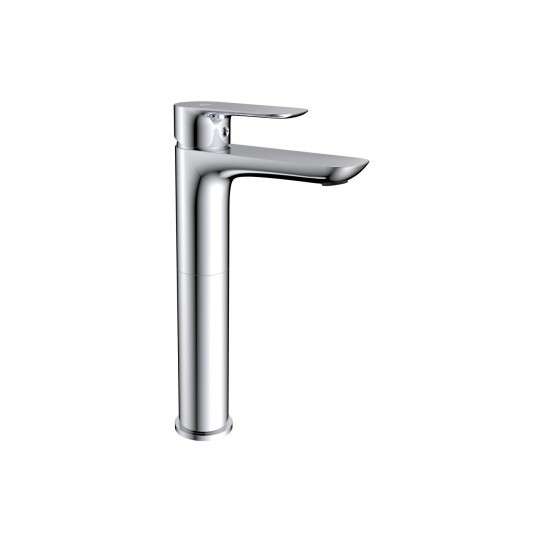 Grifo de lavabo de caño alto Cassio cromo 3100
